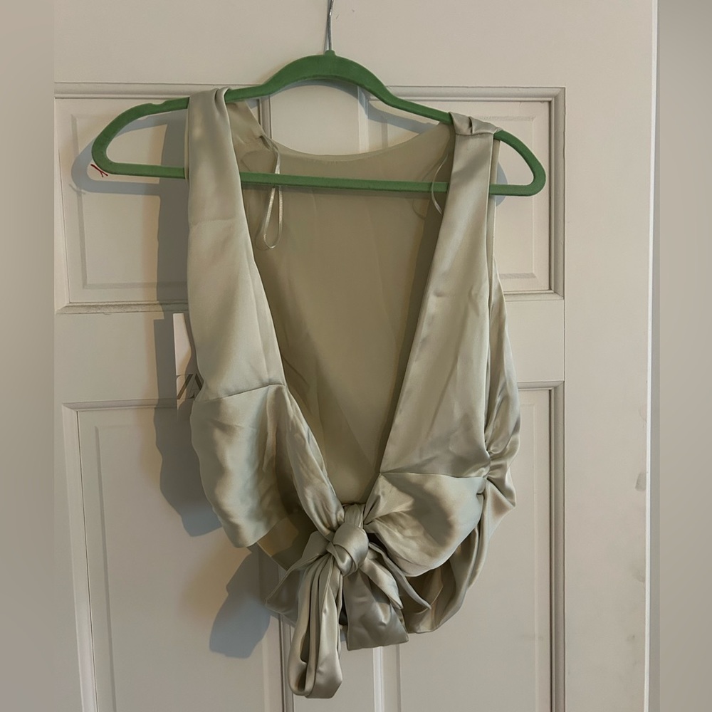 NWT Zara Tie top